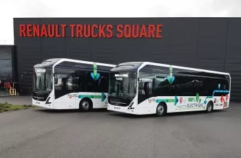 CIJ 3/40 CAR RENAULT BUS RENAULT TRUCKS INTER-SITE SHUTTLE BUSES GO FULLY ELECTRIC